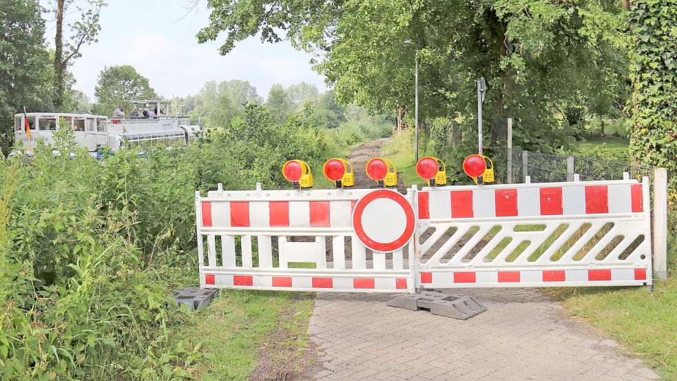 Ems Jade Wanderweg Radfahrer Werden Umgeleitet Ostfriesische Nachrichten