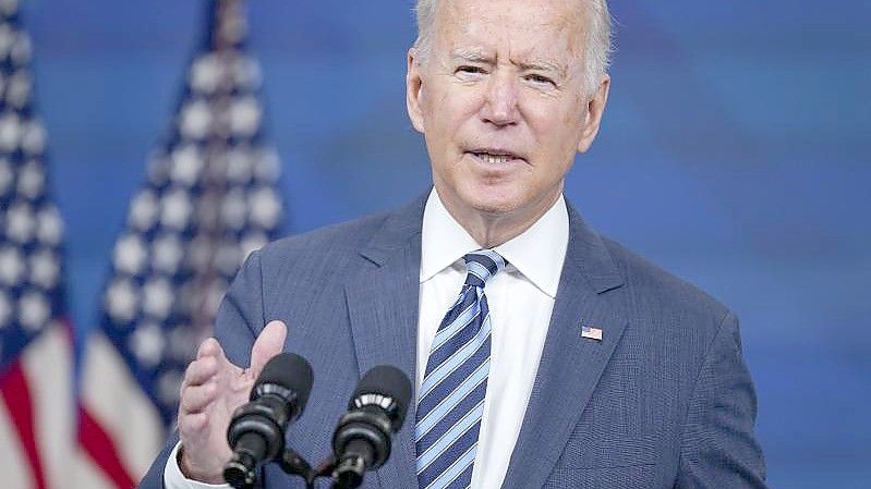 US-Präsident Joe Biden hat eine besondere Beziehung zu Soldaten und dem Militär. Foto: Evan Vucci/AP/dpa