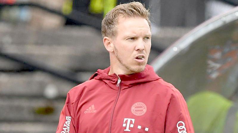 Muss mit dem FC Bayern München gegen seinen Ex-Club RB Leipzig antreten: Trainer Julian Nagelsmann. Foto: Silas Stein/dpa