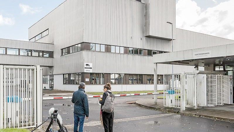 Das Gebäude in einem Gewerbegebiet, in dem das Landgericht Itzehoe eine Außenstelle eingerichtet hat, um dort den Prozeß gegen eine 96 Jahre alte Angeklagte zu führen. Foto: Markus Scholz/dpa