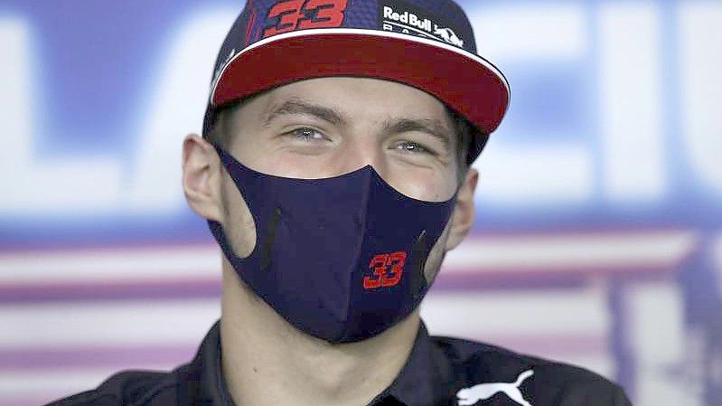 Gilt in Mexiko als Favorit: Max Verstappen. Foto: Edgard Garrido/Reuters Pool/AP/dpa