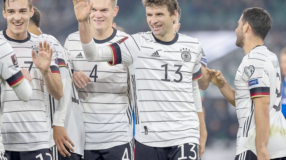 Die deutsche Nationalmannschaft nimmt Kurs auf die WM in Katar. Foto: Eibner Pressefoto/Dennis Duddek