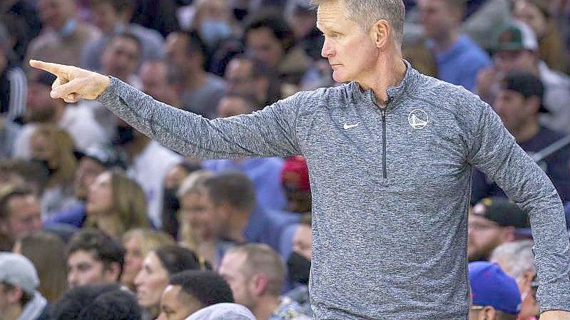 Warriors-Cheftrainer Steve Kerr wird US-Nationalcoach. Foto: Chris Szagola/AP/dpa