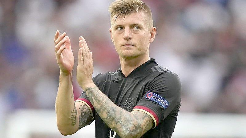 Hat seine Karriere im DFB-Team beendet: Rio-Weltmeister Toni Kroos. Foto: Frank Augstein/Pool AP/dpa