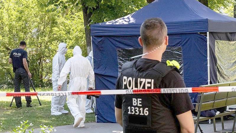 Der Mord ereignete sich im August 2019 in der Parkanlage Kleiner Tiergarten in Berlin. Foto: Paul Zinken/dpa