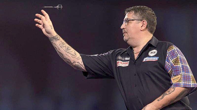 Auch der schottische Ex-Champion Gary Anderson will den Titel gewinnen. Foto: Steven Paston/PA Wire/dpa