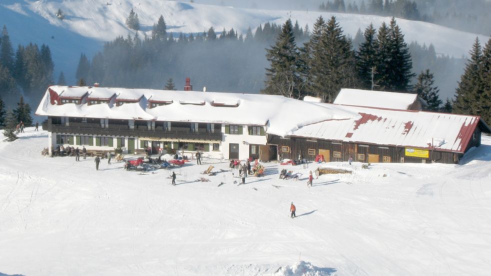 Die Falkenhütte im Allgäu haben viele Ostfriesen bereits besucht – die Zahl der Anmeldungen sinkt aber. Foto: privat