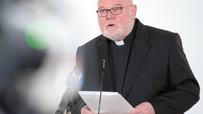 Kardinal Reinhard Marx hat zuletzt nur ein kurzes Pressestatement abgegeben. Foto: Sven Hoppe/dpa POOL/dpa