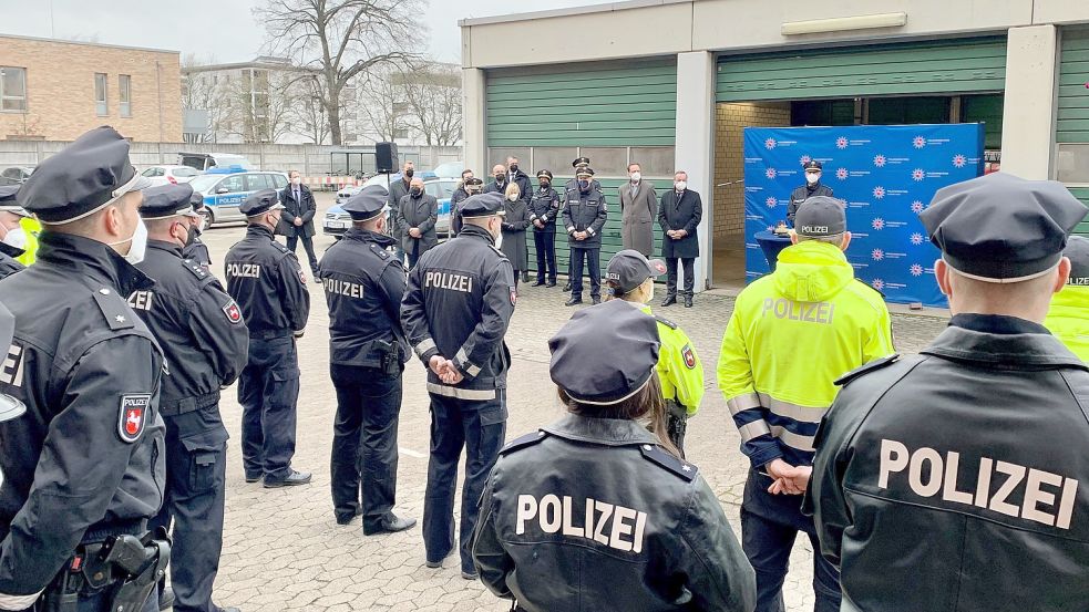 Niedersachsens Innenminister Boris Pistorius nahm an einer Gedenkveranstaltung der Polizei in Hannover teil. Foto: Ministerium für Inneres