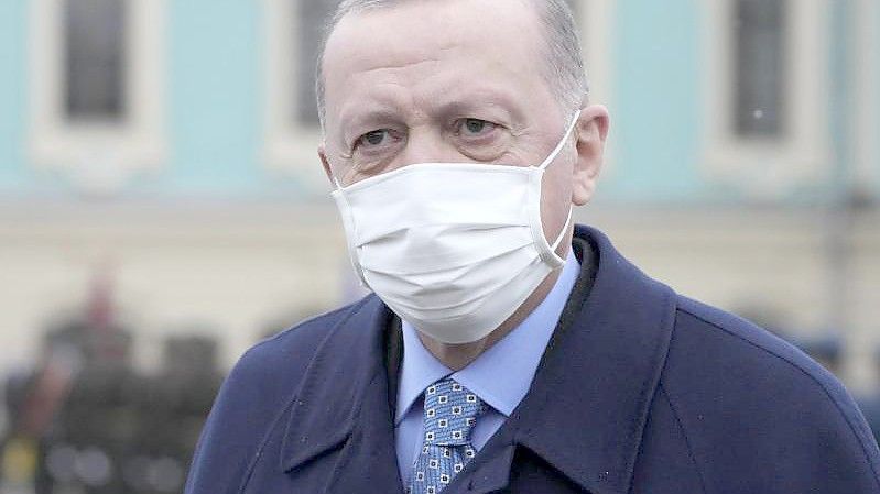 Recep Tayyip Erdogan hat Corona. Foto: Efrem Lukatsky/AP/dpa