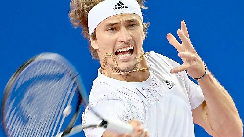 Hat das Finale des Turniers in Montpellier erreicht: Alexander Zverev. Foto: Pascal Guyot/AFP/dpa