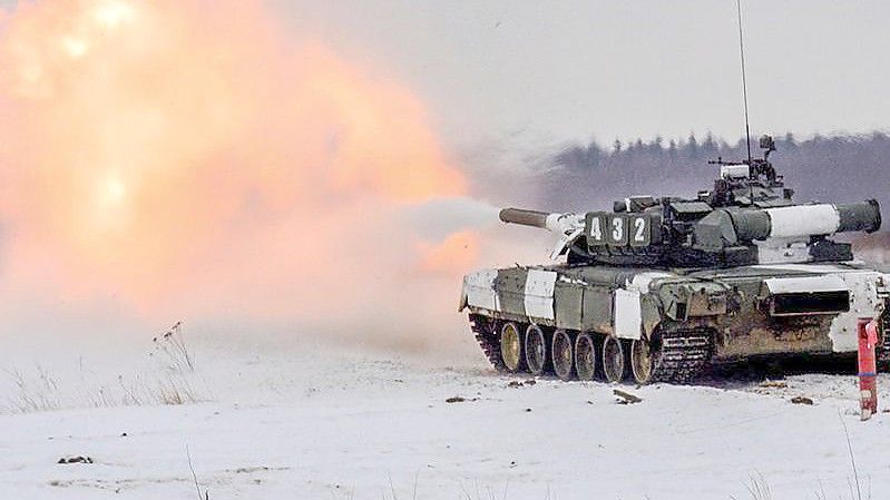 Ein russischer Panzer während einer Militärübung. Foto: Uncredited/Russian Defense Ministry Press Service/AP/dpa