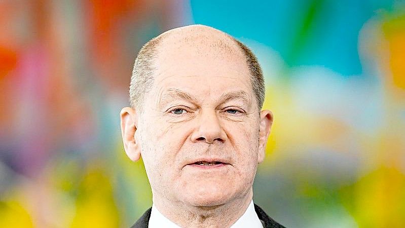 Bundeskanzler Olaf Scholz gab dem US-Fernsehsender CNN während seiner USA-Reise ein Interview. Foto: Michael Kappeler/dpa-Pool/dpa