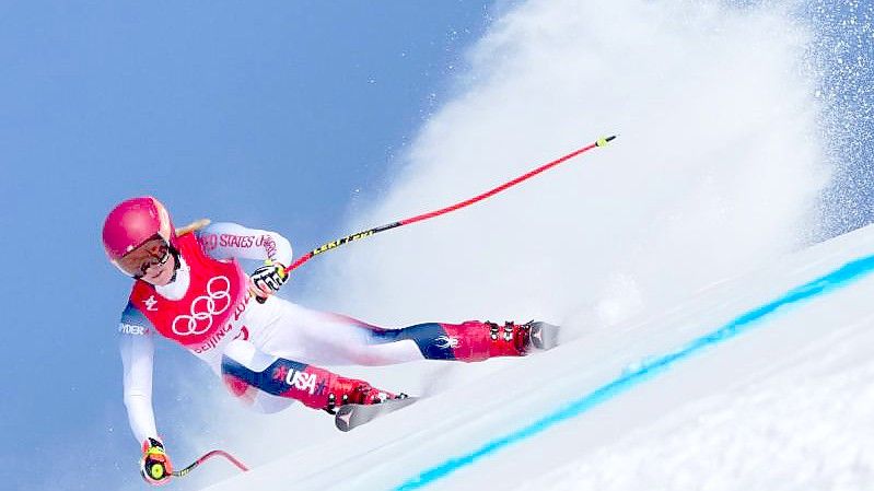 Die US-Amerikanerin Mikaela Shiffrin ist sowohl im Riesenslalom als auch im Slalom ohne Medaille geblieben. Foto: Michael Kappeler/dpa