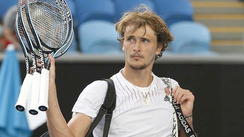 Alexander Zverev trifft mit dem deutschen Davis-Cup-Team in Rio de Janeiro auf die Gastgeber Brasilien. Foto: Tertius Pickard/AP/dpa