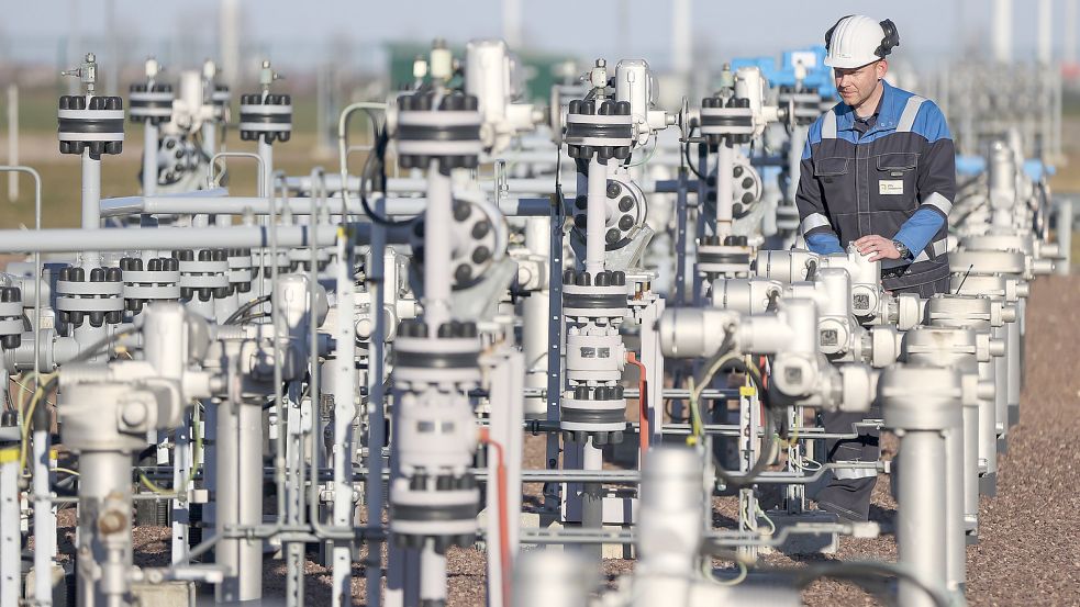 Bis zum Oktober sollen die Gasspeicher im Schnitt zu mindestens 90 Prozent gefüllt werden. Foto: dpa/Jan Woitas