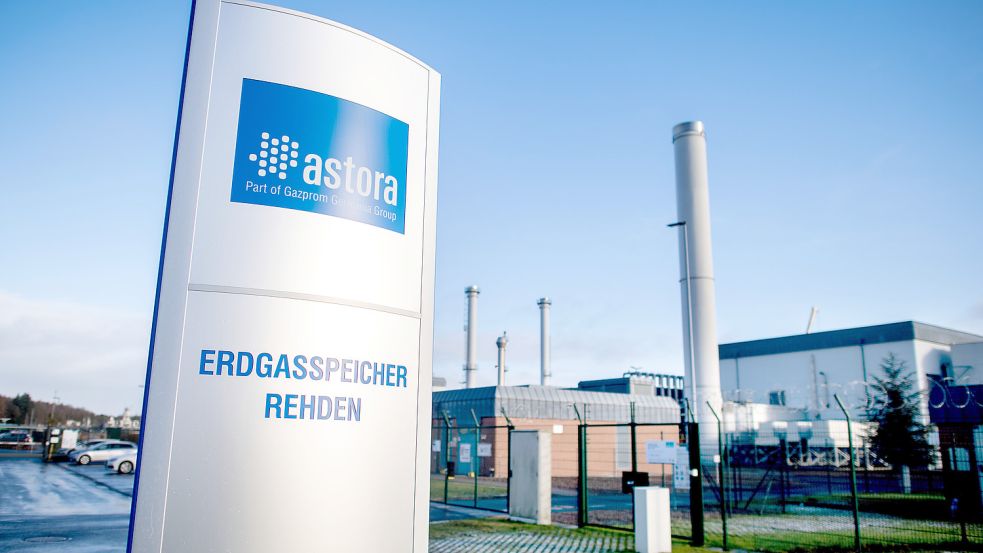 Der Erdgasspeicher in Rehden ist der größte seiner Art in Deutschland. Betreiber ist Astora, ein Tochter-Unternehmen des russischen Gaskonzerns Gazprom. Foto: dpa