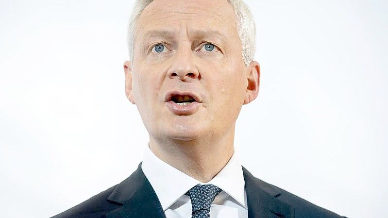 Bruno Le Maire, Frankreichs Minister für Wirtschaft und Finanzen, bei einem EU-Treffen in Berlin. Foto: Kay Nietfeld/dpa