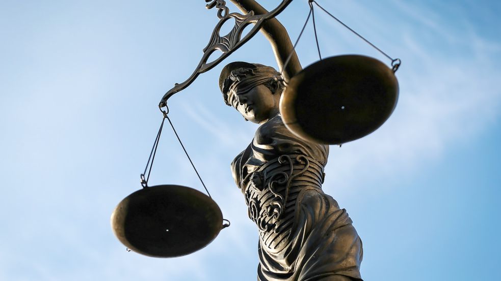 Justitia, die Göttin der Gerechtigkeit. Foto: DPA