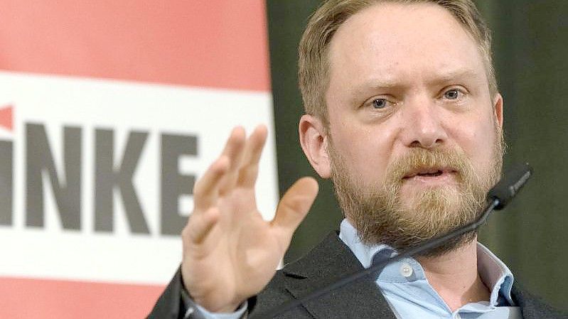 Jan Korte ist Erster Parlamentarischer Geschäftsführer der Linksfraktion im Bundestag. Foto: Peter Endig/dpa-Zentralbild/dpa