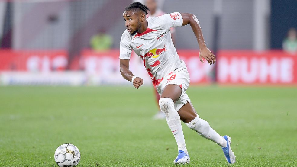 Christopher Nkunku spielt weiter für RB Leipzig. Foto: imago images/Revierfoto