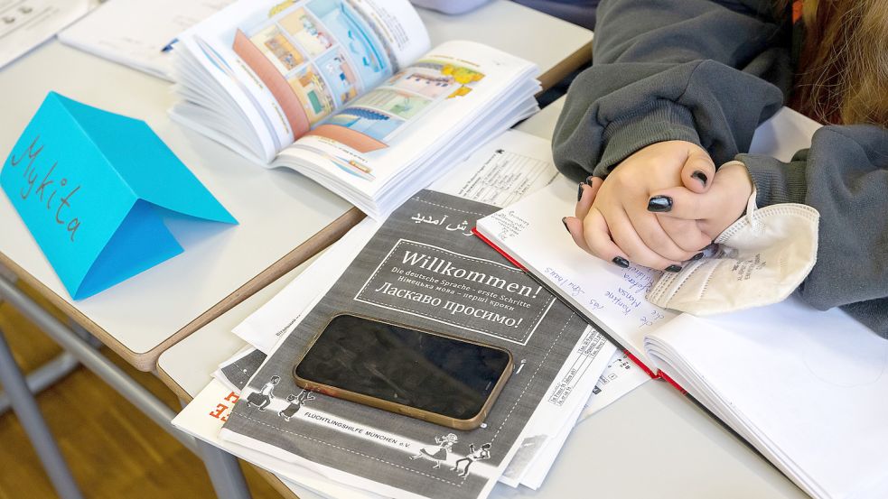 Für die ukrainischen Schüler wird das Deutsch-Lernen weiterhin einen großen Raum im Lehrplan einnehmen. Foto: DPA