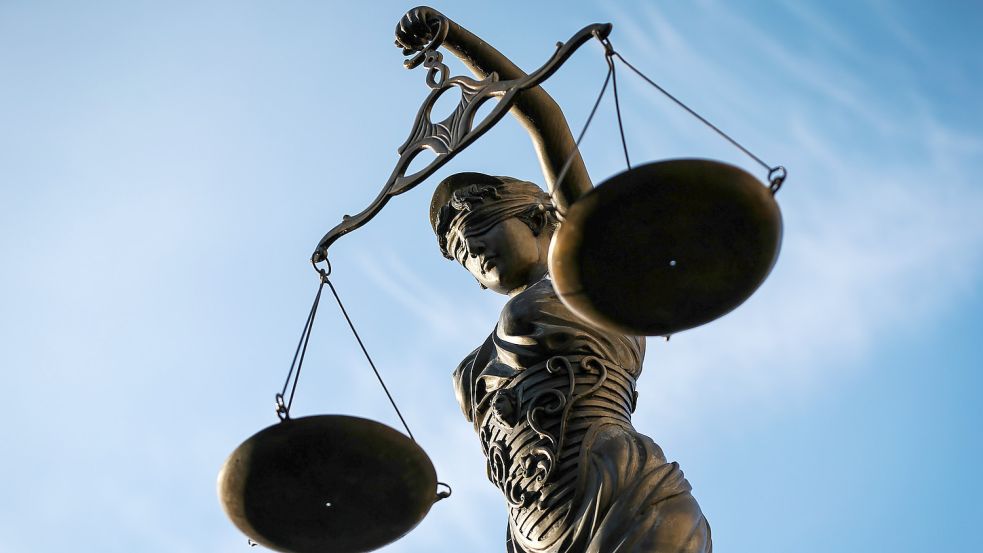 Justitia, die Göttin der Gerechtigkeit. Foto: DPA