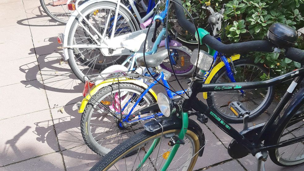 Viele Fahrräder wurden von Franz Jeske repariert. Darunter sind auch Kinderfahrräder. Foto: Wendt