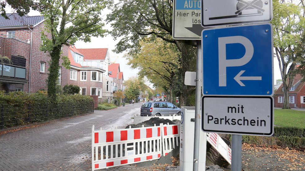 Parken in Aurich soll gerade in den ersten Minuten künftig teurer werden. Foto: Heino Hermanns