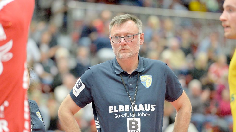 Arek Blacha wird im Spiel gegen seinen ehemaligen Verein OHV nicht auf der Trainerbank der Schweriner sitzen.