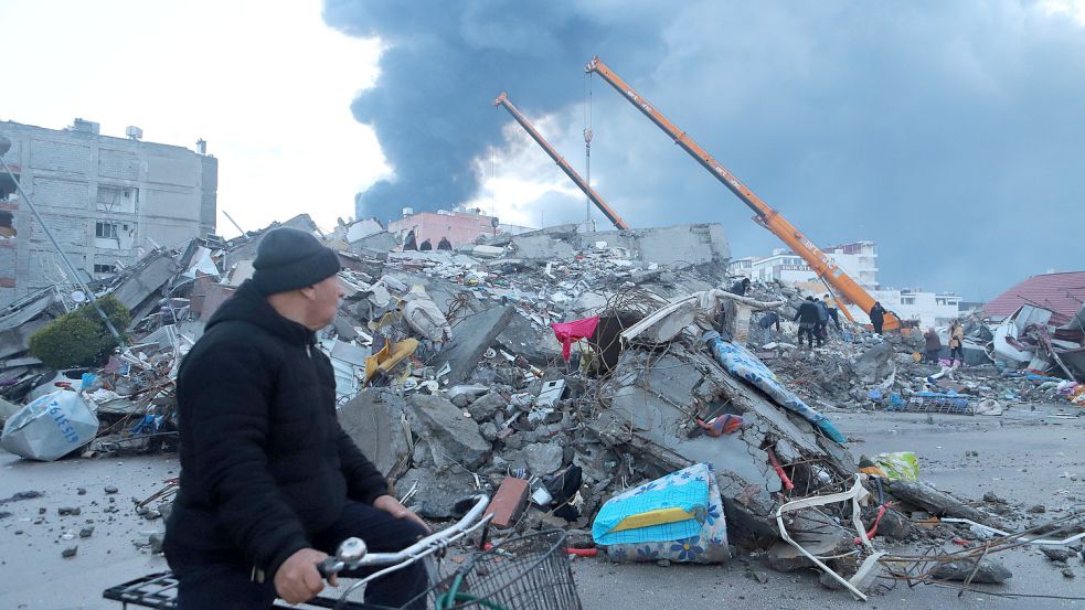 Das Erdbeben in der Türkei war besonders verheerend. Foto: IMAGO IMAGES/Efekan Akyuz