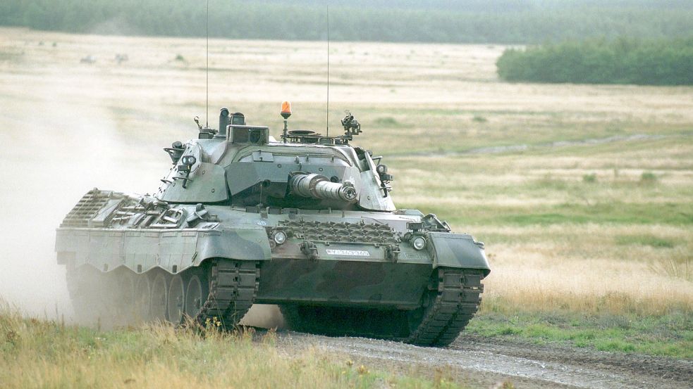 Ein Leopard 1A5: Mehr als 100 dieser Kampfpanzer soll die Ukraine im Kampf gegen Russland bekommen. Foto: IMAGO IMAGES/PHOTOTHEK