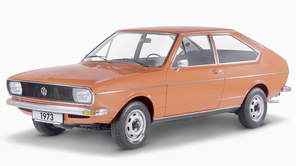 Ikonisch: Der erste Passat B1 LS aus dem Jahr 1973. Foto: Volkswagen