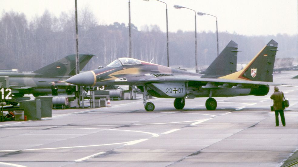 Die MiG-29 war erst für die NVA, dann für die Bundeswehr im Einsatz. Foto: Matthias Zins/Bundeswehr