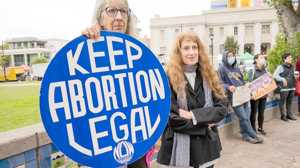 Immer wieder gibt es Demonstrationen für das Recht auf Abtreibung in den USA. Hier in Kalifornien. Foto: dpa/Pat Mazzera