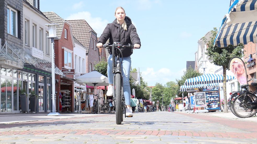 Der ADFC fordert, unter anderem die Norderstraße für Radfahrer freizugeben. Foto: Heino Hermanns