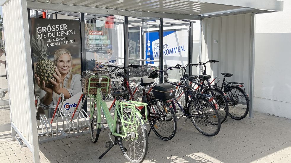 Mehrere dieser Fahrradparkplätze wurden aufgestellt. Foto: privat