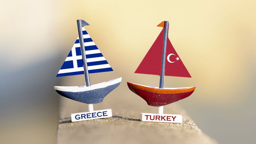 Die Türkei und Griechenland streiten um Gasvorkommen im Mittelmeer, Schlichtungsgespräche sind gescheitert. Athen und Ankara haben ihre Flotten mobilisiert. Foto: imago images/Future Image/Anoraganingrum
