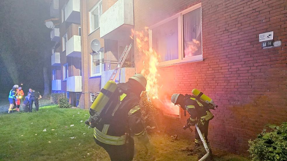 Ende August hatte es erneut im Keller eines Mehrfamilienhauses im Norder Warfenweg gebrannt. Foto: Feuerwehr Norden