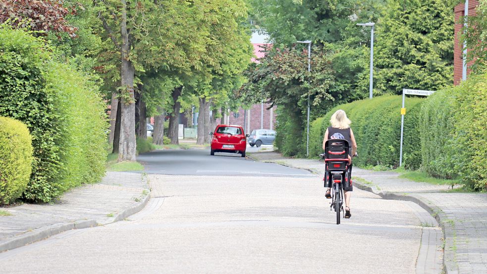 Der Extumer Weg wird im August zur Fahrradstraße umgewandelt. Foto: Heino Hermanns