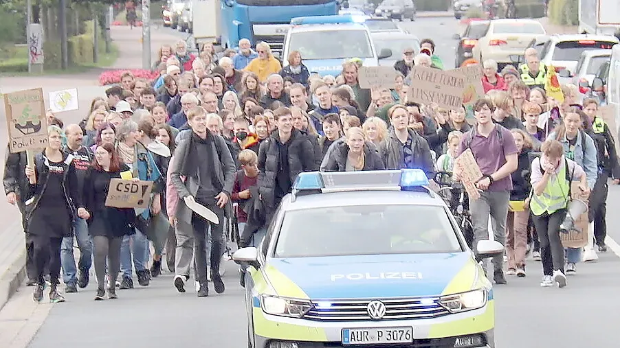 Die letzte Auricher Fridays-for-Future-Demo fand vor rund einem Jahr im September 2022 statt. Foto: Heino Hermanns