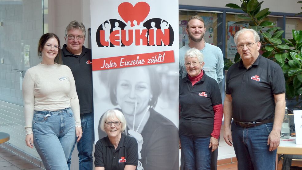 Das Team sorgte für einen reibungslosen Ablauf der Typisierungsaktion im Foyer der KVHS. Foto: Lasse Paulsen