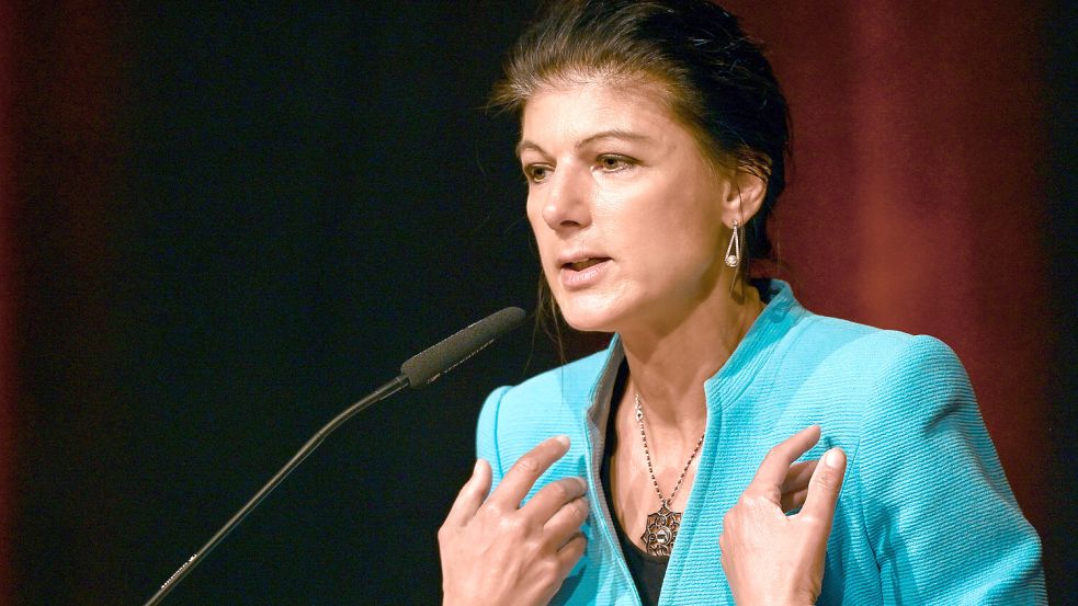 Will am Montag ihre Parteigründung offiziell machen: Sahra Wagenknecht. Foto: dpa/Heiko Rebsch