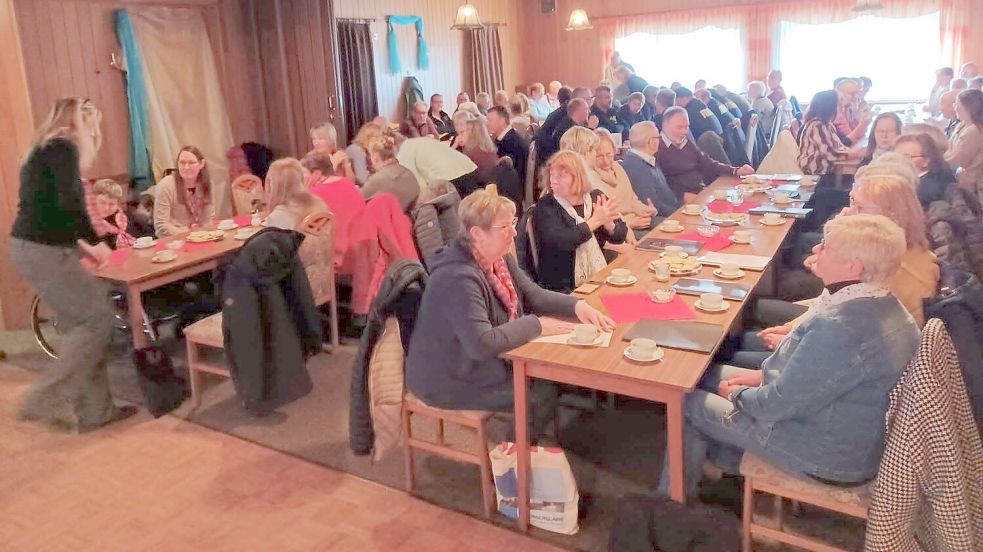 Mehr als 90 Besucher hatten sich zum Neujahrsempfang in der Gaststätte „Germania“ in Simonswolde eingefunden. Foto: privat