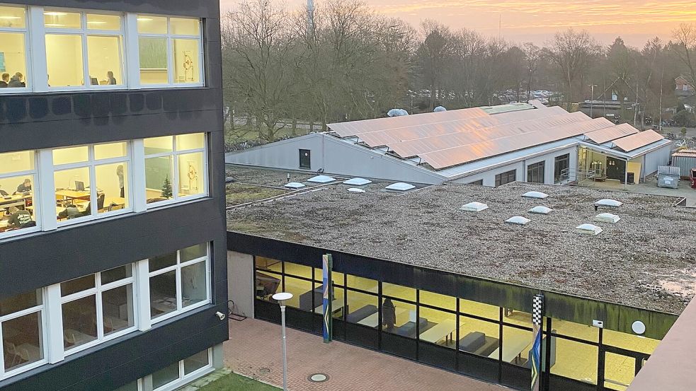 Ein Blick auf Gebäude der Berufsbildenden Schulen Aurich. Foto: privat