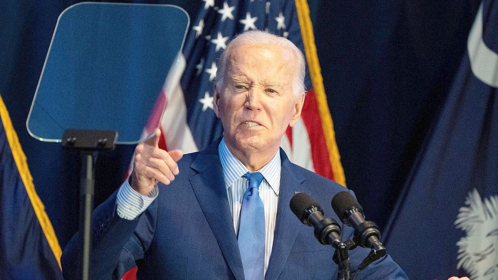 Sagt „No!“ zum Bau neuer LNG-Terminals: US-Präsident Joe Biden Foto: IMAGO/USA TODAY Network