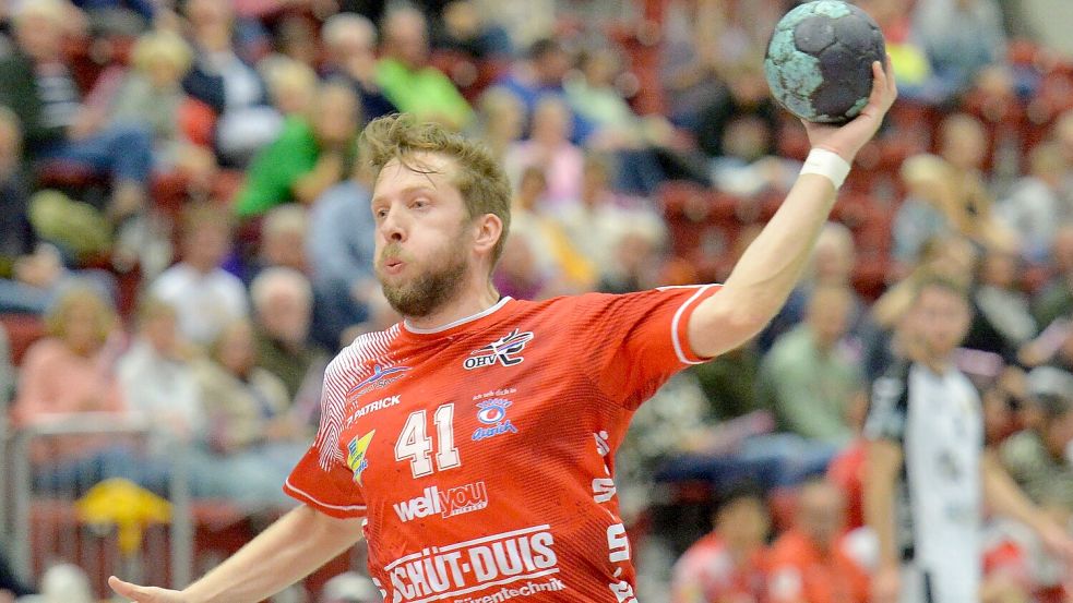 Handball ist für OHV-Drittligaspieler Josip Crnic sein sportliches ein und alles. Am Ende dieser Saison wird er aber als Spieler aufhören. Foto: Bernd Wolfenberg