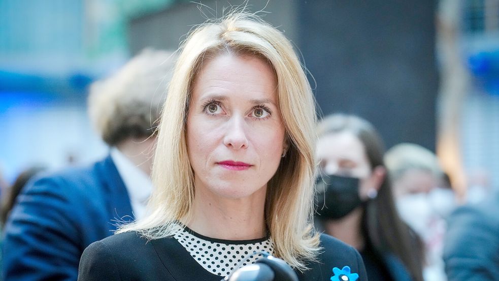 Estlands Regierungschefin Kaja Kallas ist von Russland zur Fahndung ausgeschrieben worden. Foto: dpa/Kay Nietfeld