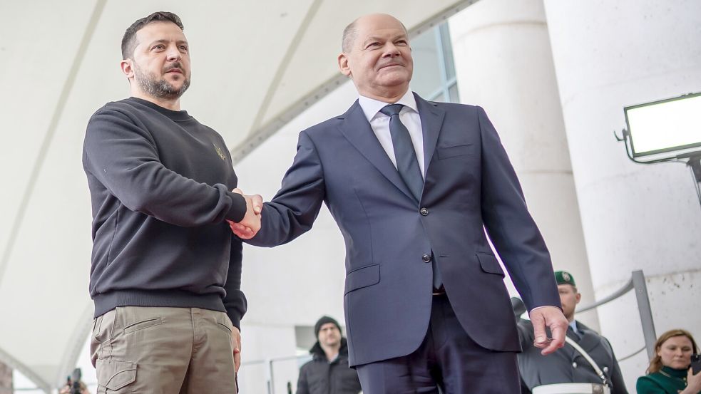 Die jüngsten Umfragen können Bundeskanzler Olaf Scholz keine Hoffnung geben. Nur etwa 30 Prozent sind mit seiner derzeitigen Politik im Kanzleramt zufrieden. Foto: dpa/Michael Kappeler