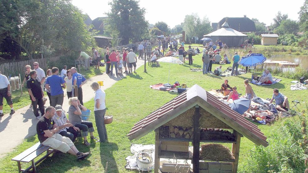 Familienfest auf dem Gelände des Sand- und Water-Werks im Jahr 2012. Foto: Gerd-Arnold Ubben